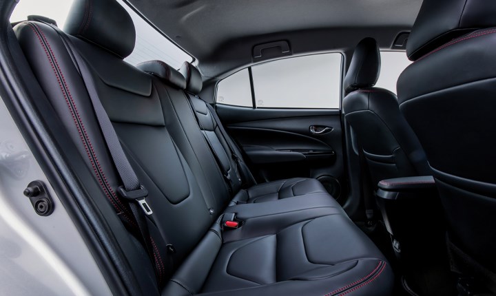 Toyota Vios 2022 interior rear seats