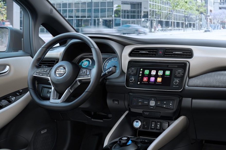 Nissan Leaf Electric interior dashboard