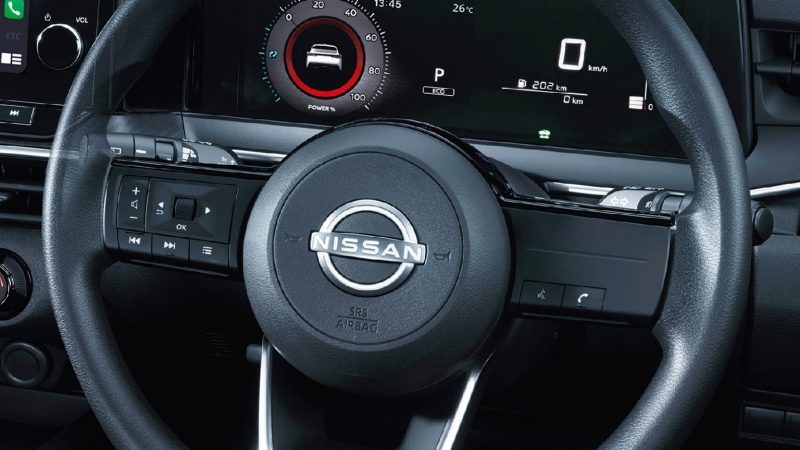 Nissan Note e-Power interior steering
