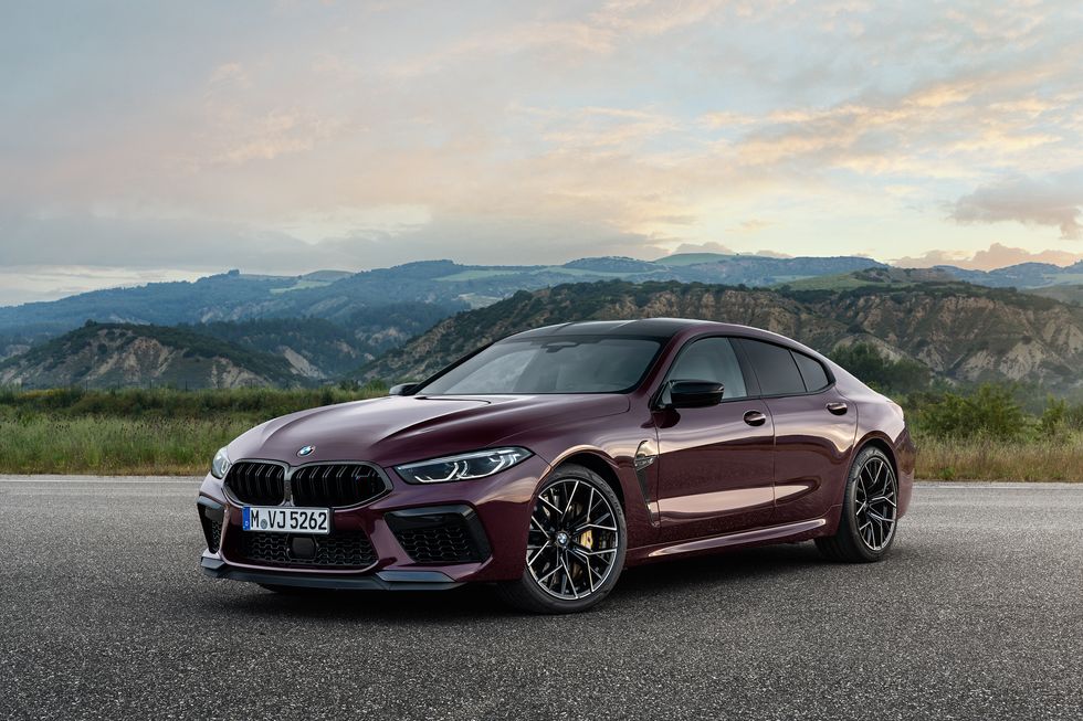 BMW M8 Gran Coupe Front Angle View